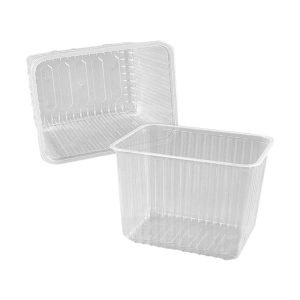 Posuda РР 2000 ml 179х132х126 mm prozirna, bez poklopca [50 kom/pak]