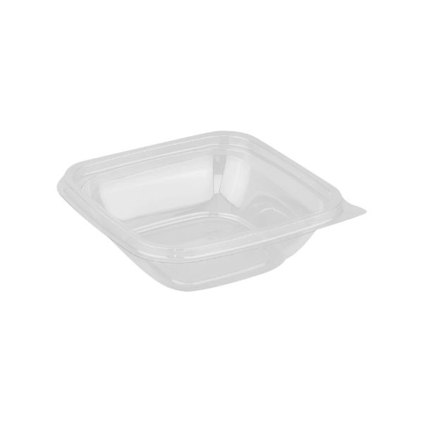 Posuda PET 250 ml 126x126x38,5 mm prozirna, bez poklopca [50 kom/pak]