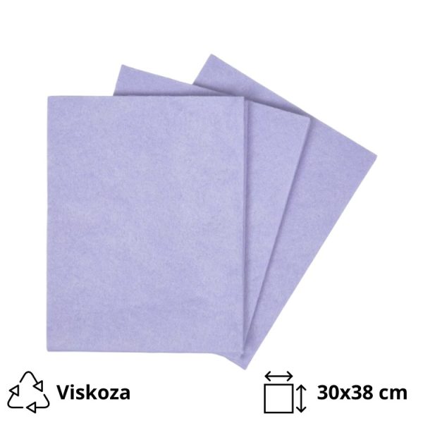 Krpa od viskoze univerzalna 30×38 cm plava 3 kom/pak