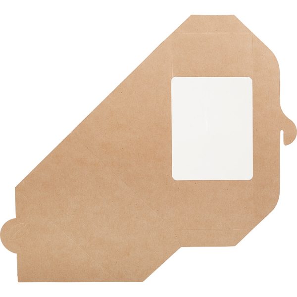 Sendvič posuda s prozorom ECO SANDWICH 130x130x70 mm kraft (50 kom/pak)