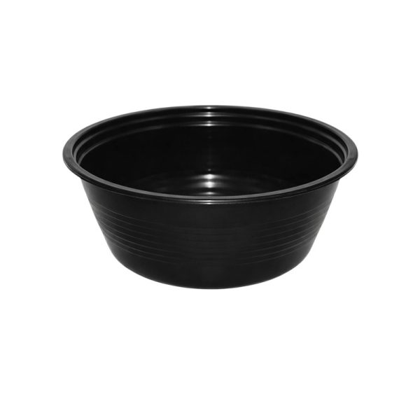Posuda PP 500 ml d=144 mm h=52 mm crna