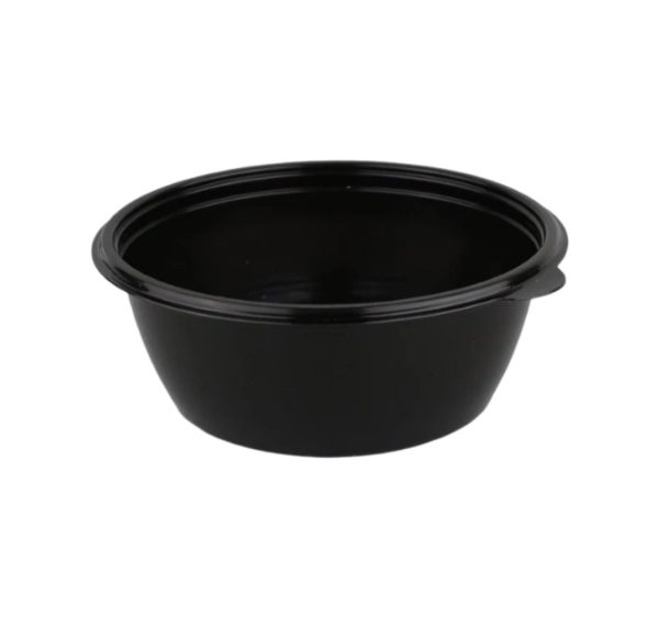 Posuda PP 500 ml d=144 mm h=59 mm crna, bez poklopca [45 kom/pak]