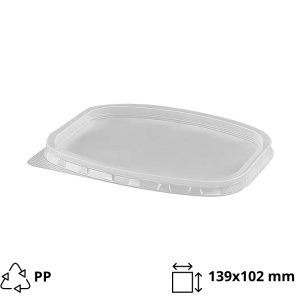 Poklopac PP 139×102 mm prozirni [25 kom/pak]