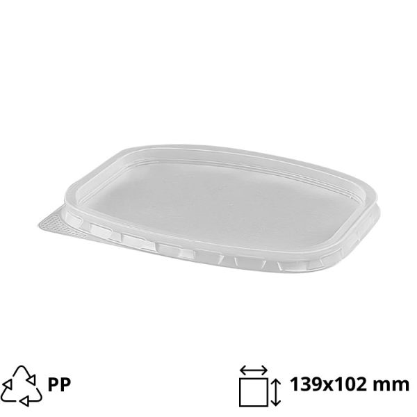 Poklopac PP 139×102 mm prozirni [25 kom/pak]