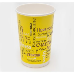 Čaša papirnata 400 ml d=90 mm 2-slojna Fiesta (18 kom/pak)