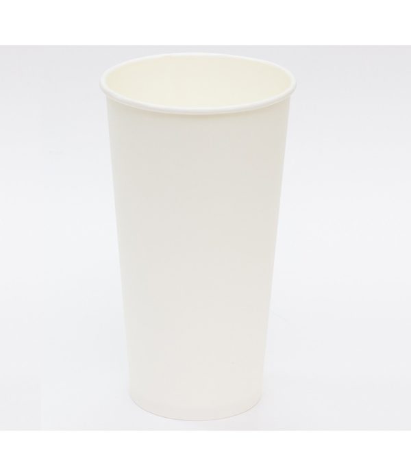 Čaša papirnata 500 ml d=90 mm 1-slojna bijela (50 kom/pak)