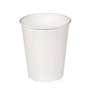 Čaša papirnata 300 ml d=90 mm 1-slojna bijela (50 kom/pak)