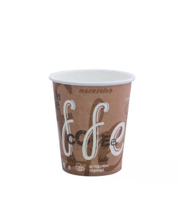 Čaša papirnata 100 ml d=62 mm 1-slojna Coffee (50 kom/pak)
