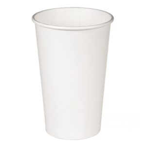 Čaša papirnata 400 ml d=90 mm 1-slojna bijela (50 kom/pak)