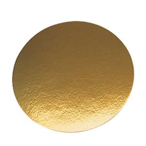 Podmetač za torte karton d=240 mm zlato (50 kom/pak)
