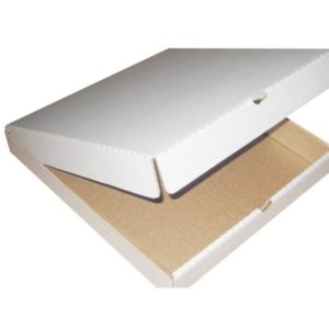 Kutija za pizzu 340x340x40 mm mikro valovit karton (50 kom/pak)