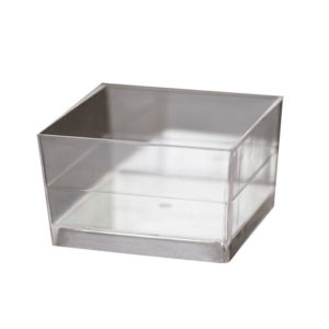 Fingerfood posudica PS 60 ml 47×47 mm Kocka prozirna (15 kom/pak)