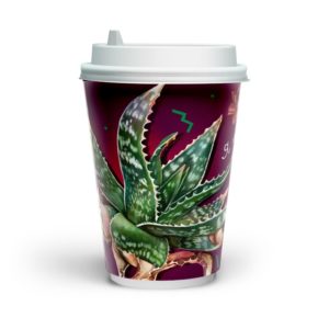 Čaša papirnata 230 ml d=80 mm 2-slojni Fleur di Cafe (20 kom/pak)