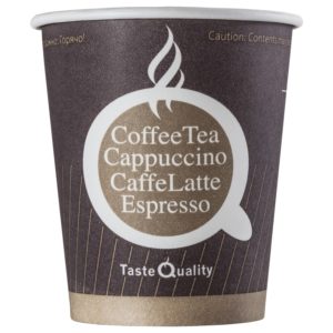 Čaša papirnata 250 ml d=80 mm 1-slojna TQ (75 kom/pak)