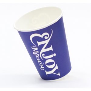 Čaša papirnata 300 ml d=90 mm 1-slojna Enjoy the Moment (50 kom/pak)