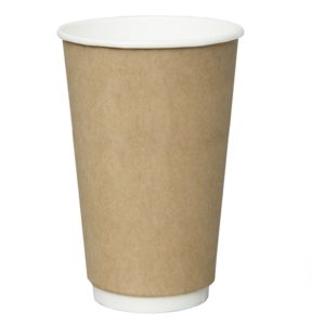 Čaša papirnata 400 ml d=90 mm 2-slojna kraft (18 kom/pak)