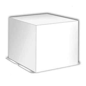 Kutija za torte (dno) 300х300х250 mm 3 kg bijela karton (20 kom/pak)