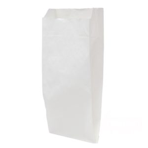 Papirnata vrećica 90x40x205 mm bela (2500 kom/pak)