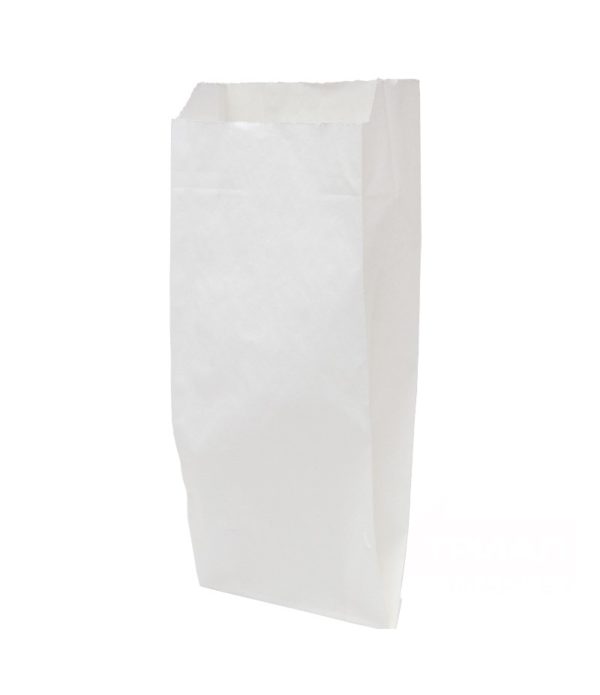 Papirnata vrećica 90x40x205 mm bela (100 kom/pak)