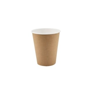 Čaša papirnata 330 ml d=80 mm 1-slojna kraft (50 kom/pak)