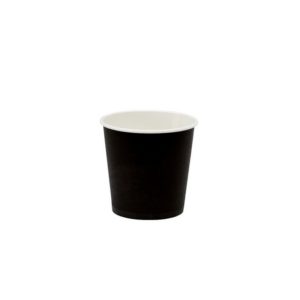 Čaša papirnata 100 ml d=62 mm 1-slojna crna (60 kom/pak)