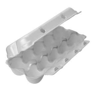 Kutija za jaja stiropor 250x105x65 mm (100 kom/pak)