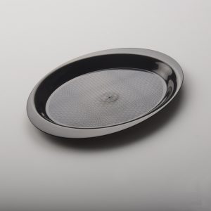 Poslužaonik PP Gold Plast d=18,5 cm crni (50 kom/pak)