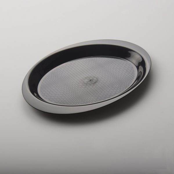 Poslužaonik PP Gold Plast d=18,5 cm crni (50 kom/pak)