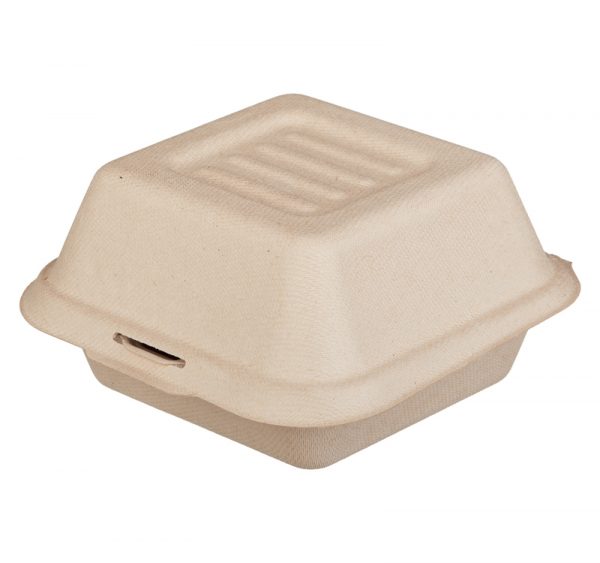 Kutija za hamburger PULP Tambien ECO 156x158x88 mm kraft (50 kom/pak)