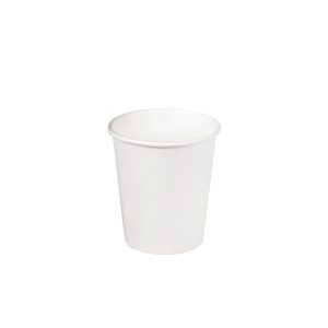 Čaša papirnata 120 ml d=62 mm 1-slojna bijela TURTLE (50 kom/pak)