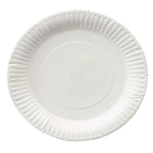 Papirnati tanjur d=200 mm bijeli glaziran (1300 kom/pak)