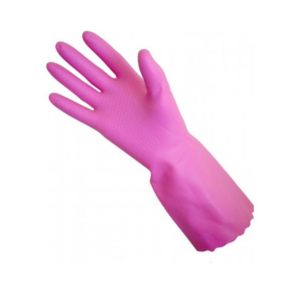Gumene rukavice PVC Tomos roze M
