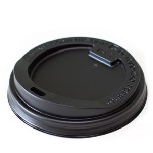 Poklopac s rupom PS d=80 mm crni