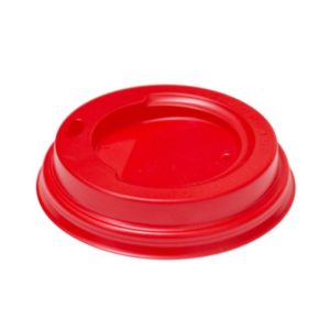 Poklopac s rupom PS d=90 mm crveni (100 kom/pak)