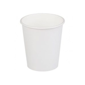Čaša papirnata 250 ml d=80 mm 1-slojna bijela (50 kom/pak)