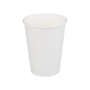 Čaša papirnata 300 ml d=90 mm 1-slojna bijela