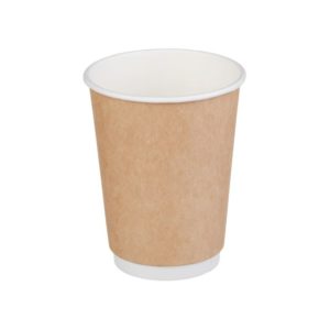 Čaša papirnata 300 ml d=90 mm 2-slojna kraft (25 kom/pak)