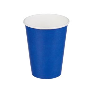 Čaša papirnata 300 ml d=90 mm 1-slojna plava (50 kom/pak)