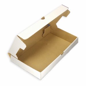 Papirnata kutija 330×230 mm bijeli mikro valoviti karton (50 kom/pak)