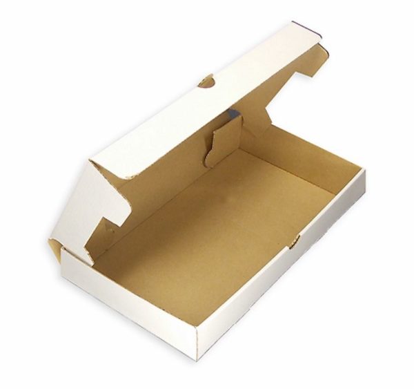 Papirnata kutija 330x230x50 mm bijeli mikro valoviti karton (50 kom/pak)