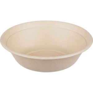 Posuda PULP Sabert d-210mm h-60mm 1000ml, Kraft s poklopcem, 100 kom (komplet)