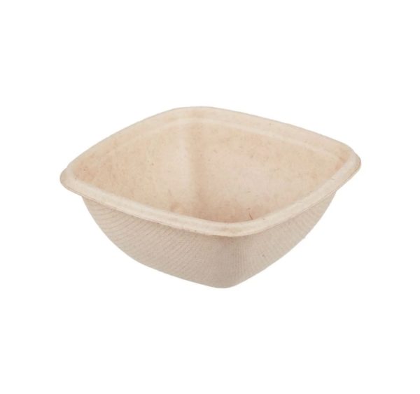 Posuda PULP Sabert 375 ml 130x130x50 mm kraft, bez poklopca 50 kom