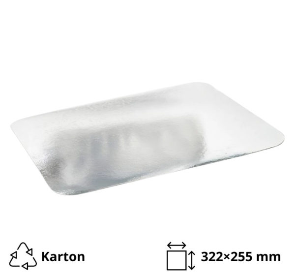 Poklopac za alu posudu 3180 ml 322×255 mm 100 kom