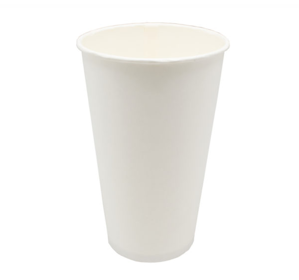 Čaša papirnata 500 ml d=90 mm 1-slojna bijela (45 kom/pak)