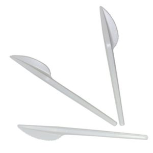Plastični nož Tambien 16,5 cm bijeli (100 kom/pak)