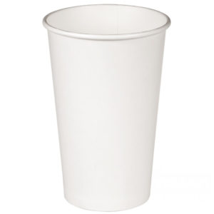 Čaša papirnata 400 ml d=90 mm 1-slojna bijela (50 kom/pak)