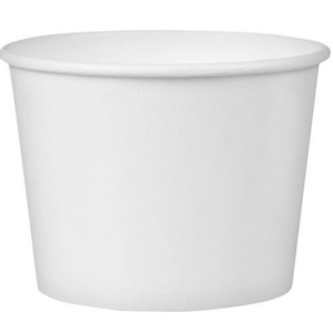Papirnata skodelica 245 ml d=93 mm h=55 mm bijela (25 kom/pak)