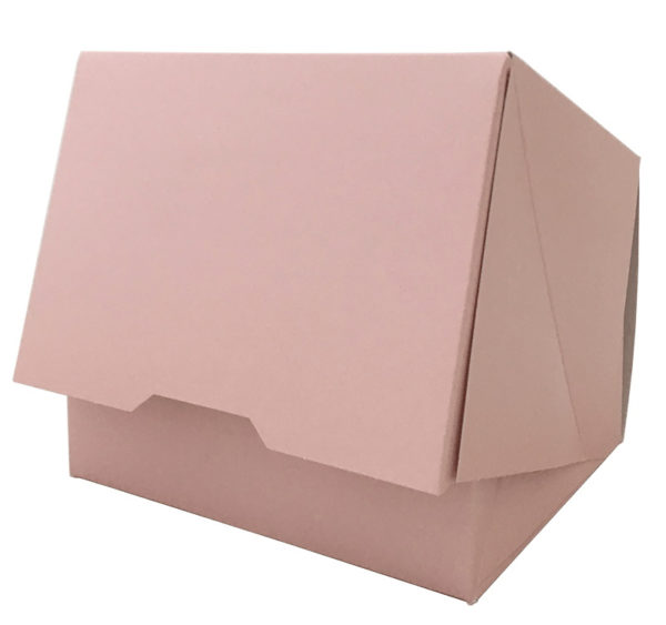 Kutija za desert 140x120x100 mm ružičasta (50 kom/pak)