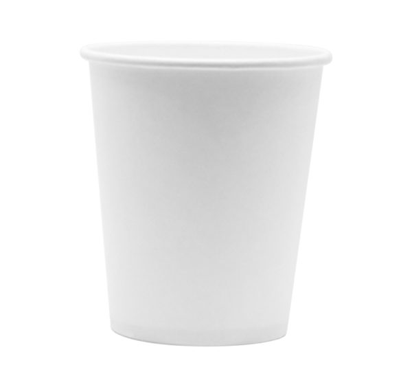 Čaša papirnata 185 ml d=73 mm 1-slojna bijela (100 kom/pak)