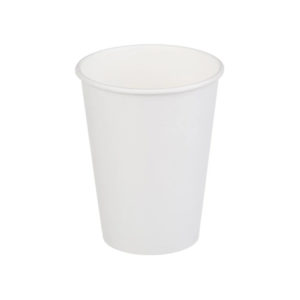 Čaša papirnata 370 ml d=90 mm 1-slojna bijela (50 kom/pak)